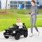 Black Plastic 12V Kids Electric Ride-On Car Remote Control USB